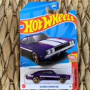 Hot Wheels 1969 Dodge Charger 500 Purple Muscle Car Mattel HW HotWheels New 2023